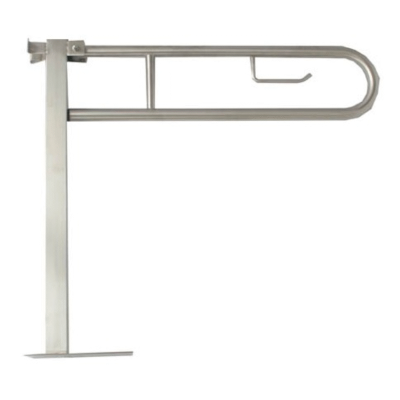 Barra Abatible de Sujeción 80 cm en Acero Inoxidable