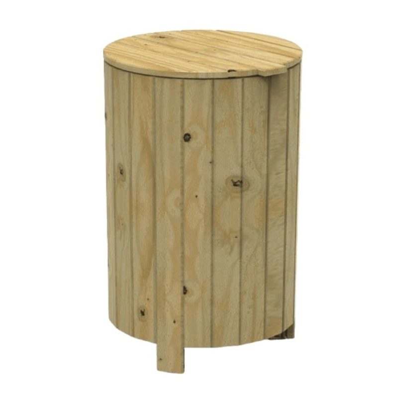 Papelera Urbana de Madera NITA