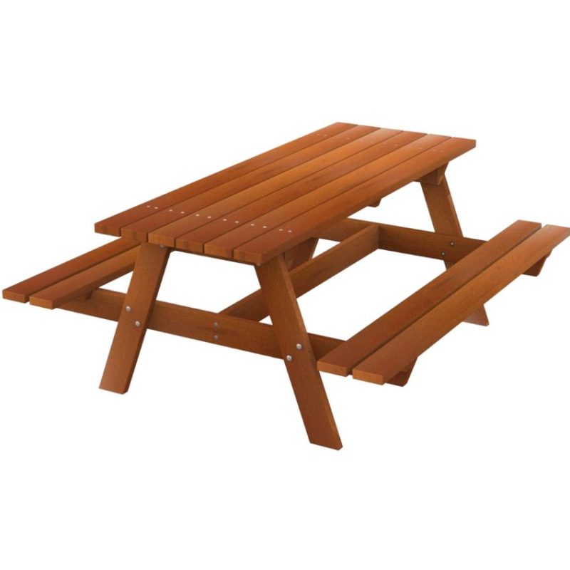 Mesa de Picnic en Madera Tropical